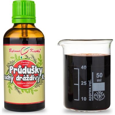 Bylinné kapky Priedušky suchý K. Nekašeľ bylinné kvapky tinktúra 50 ml