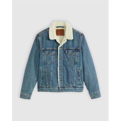 Levi's Яке Levis Men's Type 3 Sherpa Cotton Mix Long Sleeve Denim Jacket - In The Morning
