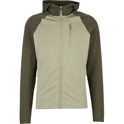 Stoic Мъжко вълнено яке Stoic MerinoFleece335 KuolpaSt. II Zip Hoody Merino hoodie - Dark Olive / Lichen Green - размер XL (005-6572-0414)