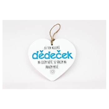 Keramické srdce Dedo