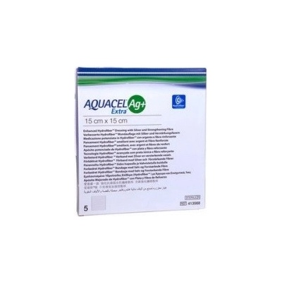 Aquacel Ag Krytie na rany s obsahom striebra15 x 15 cm 5 ks