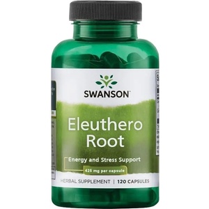 Swanson Eleuthero Root, 425 mg, 120 капсули, Swanson (SW1345)