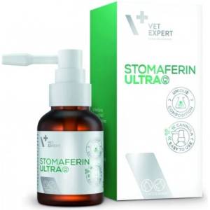 VetExpert STOMAFERIN ULTRA - регенера лигавиците, особено подходящ след дентални манипулации, за поддържане нормален устен микробиом, упорити стоматити, гингивити, парадонтити, за кучета и котки, 30 мл, Vet Exp