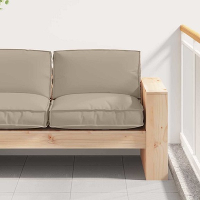 vidaXL Възглавница Таупе 80 x 80 x 12 cm Оксфордска тъкан (42001513)