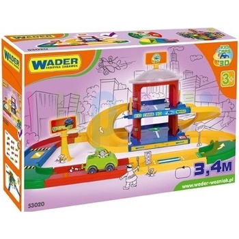 WADER Kid Cars 3D garáž 3,4m