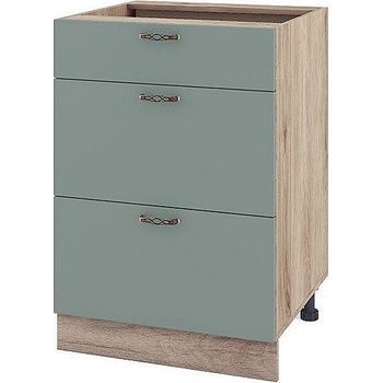 ИРИМ Долен кухненски шкаф Сити АРФ-Олив мат-11-57 60 см