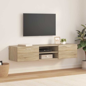 vidaXL Дървен шкаф 150 x 39 x 30 см Сонома дъб Инженерна дървесина (880233)