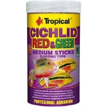 Tropical Cichlid Red and Green Medium Sticks 1 l