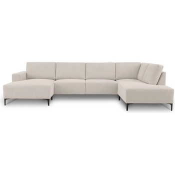 Scandic Бежов шенилов ъглов диван (десен ъгъл/U форма) Fabian - Scandic (19178SN ENT8)