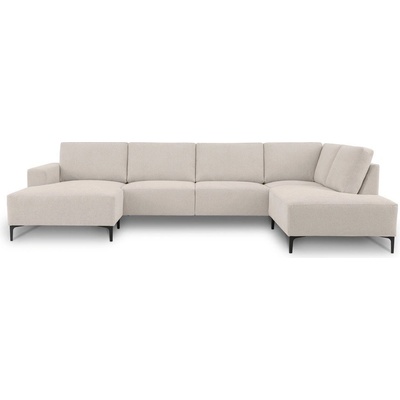 Scandic Бежов шенилов ъглов диван (десен ъгъл/U форма) Fabian - Scandic (19178SN ENT8)