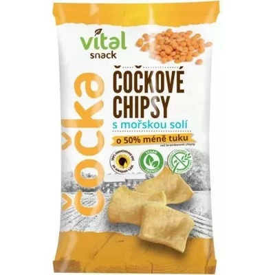 Vital Chips šošovkové s morskou soľou 65 g