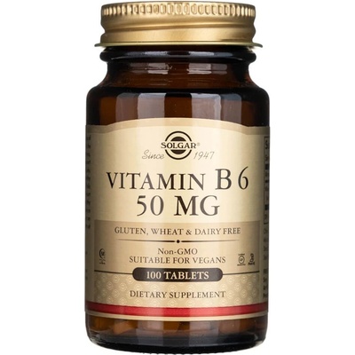 Solgar Vitamín B6 50 mg 100 tabliet