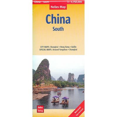 Nelles vydavatelství mapa China South (J Čína) 1:1,75 mil.