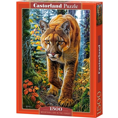Castorland Пъзел Castorland от 1500 части - Пума в гората (152261)