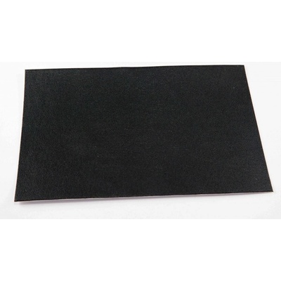 Samolepiace kožená záplata - čierna - rozmer 16 cm x 10 cm