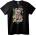 NOONEBRAND Тениска Да играем здраво Плюшена Мечка - XL, Black