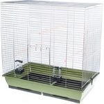 INTER-ZOO Pet Products Клетка за птици GONZO цинк - 78 x 47, 5 x 79 cm ЗЕЛЕНА