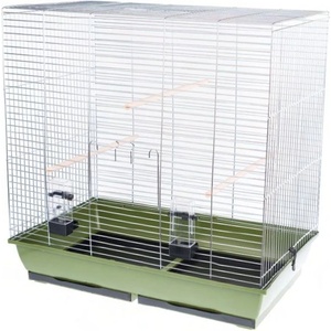 INTER-ZOO Pet Products Клетка за птици GONZO хром - 78 x 47, 5 x 79 cm ЗЕЛЕНА