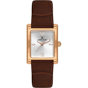 Daniel Klein DK. 1.14112-6 - Дамски часовник, Premium, Кварцов, 23x29.5mm, 3 ATM, Кафяв