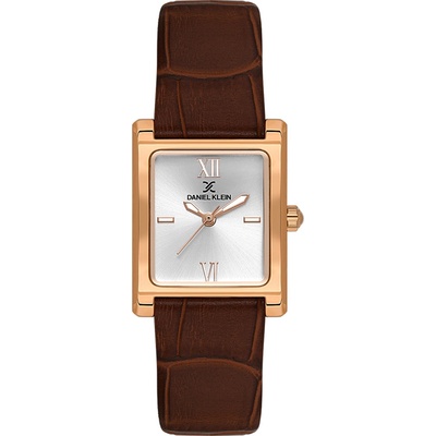 Daniel Klein DK. 1.14112-6 - Дамски часовник, Premium, Кварцов, 23x29.5mm, 3 ATM, Кафяв