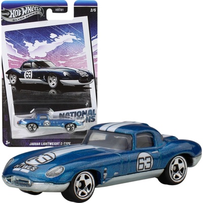 Mattel Hot Wheels Silver Series National Icons Jaguar Lightweight E-Type
