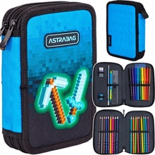 Astra dvoupatrový s náplní Bag Blue Pixel