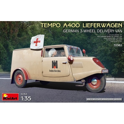 MiniArt Tempo A400 Lieferwagen German 3-wheel van 35382 1:35