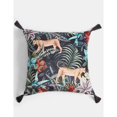 Marks & Spencer Възглавница от шенил с леопардов принт Marks & Spencer тъмносиня Marks & Spencer | Sin | Home | ЕДИН РАЗМЕР
