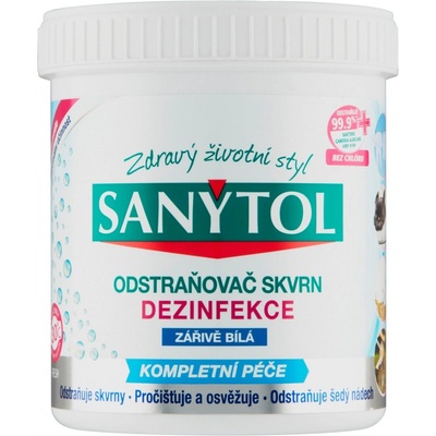 Sanytol odstraňovač škvŕn na biele prádlo 450 g