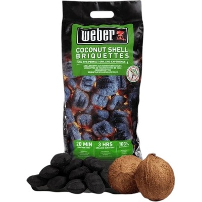 Weber Eco Brikety na grilovanie z kokosových škrupín 8 kg