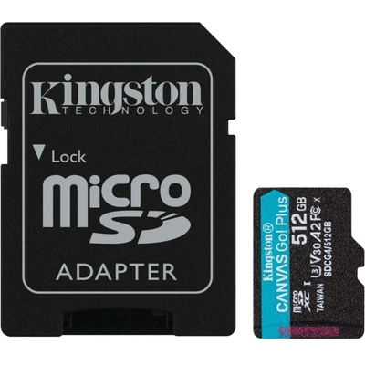 Kingston Canvas Go Plus Gen 4 microSDXC 512 GB SDCG4/512GB