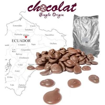 Single Origin mléčná Ecuador 32% pecky 5 kg