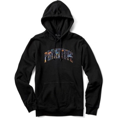 Primitive mikina COLLEGIATE AQUATIC HOOD černá