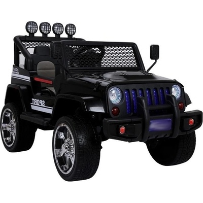 Ramiz Jeep Raptor 4x4 kožená sedačka 2 místné černá