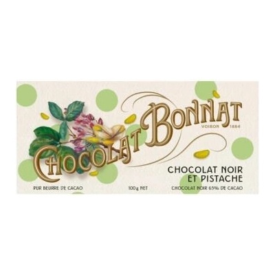Bonnat Hořká čokoláda s pistáciemi 65% 100 g
