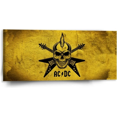 Sablio Obraz ACDC Lebka - 110x50 cm