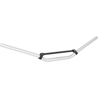 Bike It Shot Peen strieborné stredné riadidlá s hrazdou HBM03SL