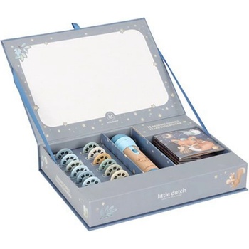 Little Dutch Кутия с фенерче Little Dutch - Проектор на детски приказки, синя (LD4781)