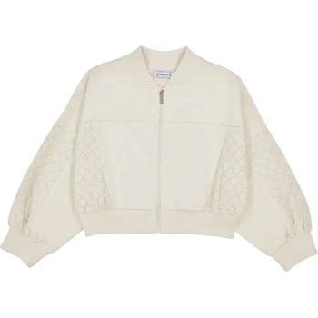 MAYORAL Суичер комбиниран в Бял цвят за мини момиче Mayoral