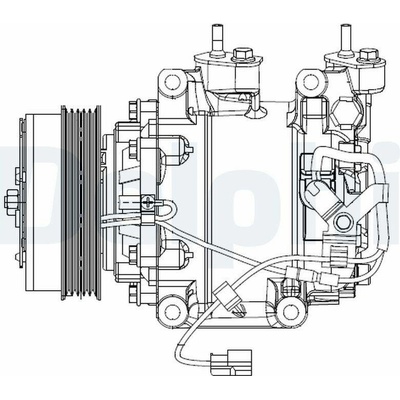 Kompresor, klimatizace DELPHI CS20510