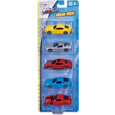 Maisto Комплект колички Maisto Fresh - FM, 5 броя, асортимент (15017)