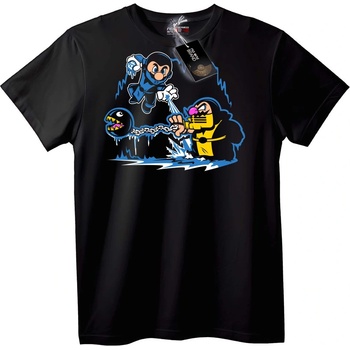 NOONEBRAND Тениска Герои от игри - M, Black