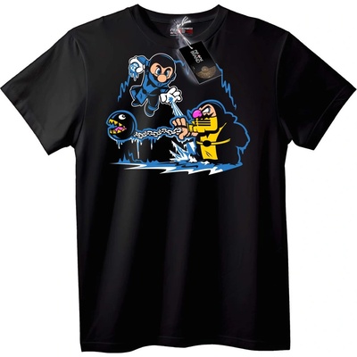 NOONEBRAND Тениска Герои от игри - M, Black