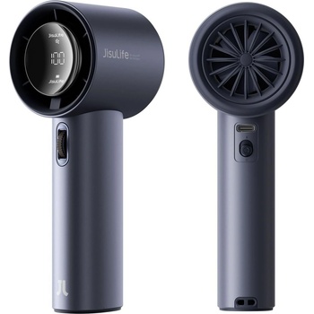 JisuLife Pro 1, преносим вентилатор с LED дисплей, 100 скорости, син (Handheld Fan Pro1)