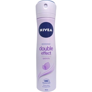 Nivea дезодорант дамски, Double effect, Quick dry, 150мл
