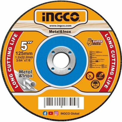 Ingco Kotúč 125 x 1,2 mm MCD121255 10 ks