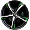 Ronal R62 7,5x17 5x108 ET55 green