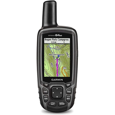Garmin GPSMAP 64st Topo Europe - ръчен навигатор с GPS и GLONASS, допълнителни сензори и безжично свързване