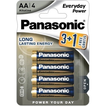 Panasonic Батерии алкални Panasonic LR06/4BP EPS, AA, 4бр (LR06/4BP EPS)