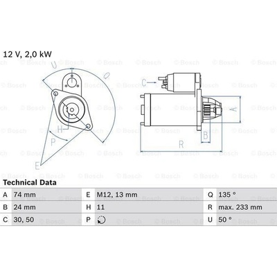żtartér BOSCH 0 986 023 240